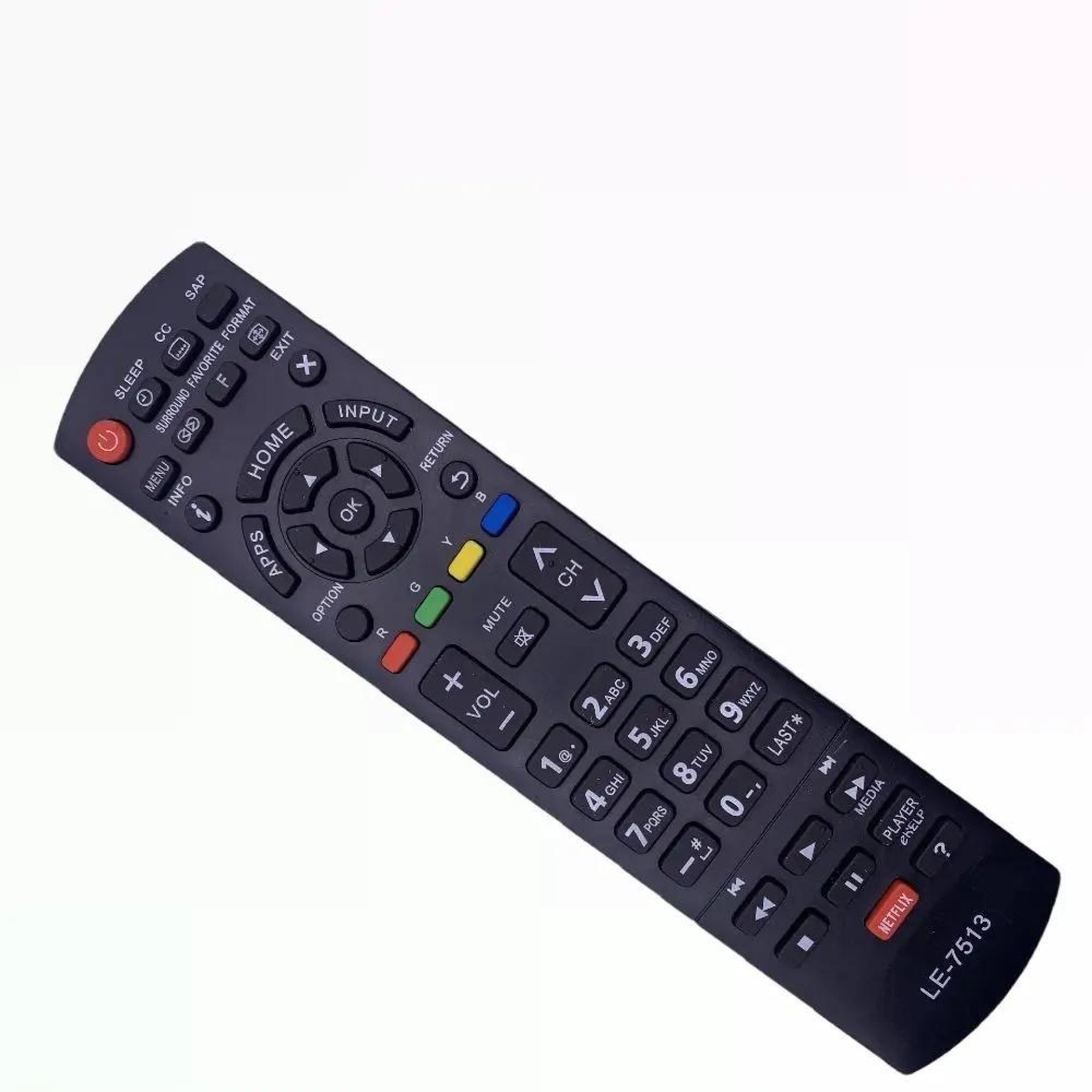Controle Remoto Tv Panasonic Netflix Smart Led 7513