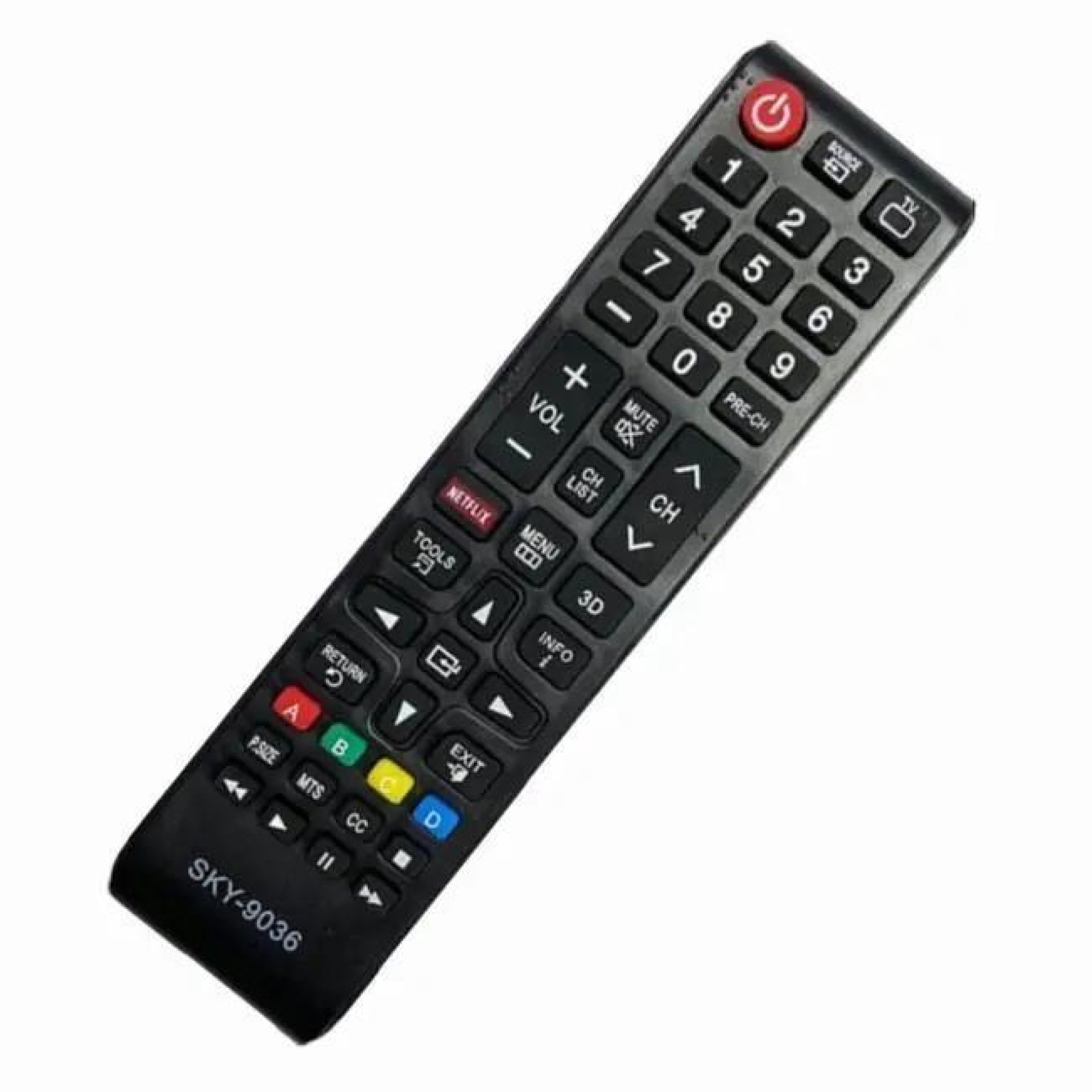 Controle Remoto Tv  Com Função Netflix 3d 9036