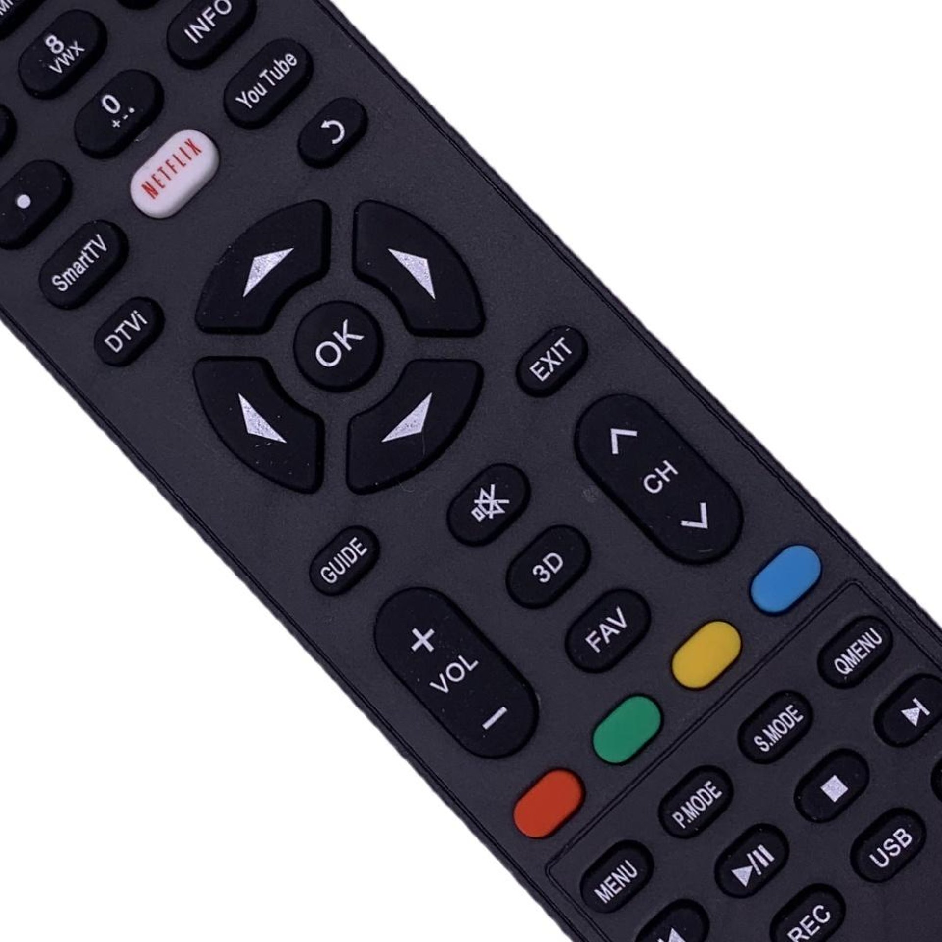 Controle Remoto Tv Philco Led 4k Netflix YouTube Smart 7094