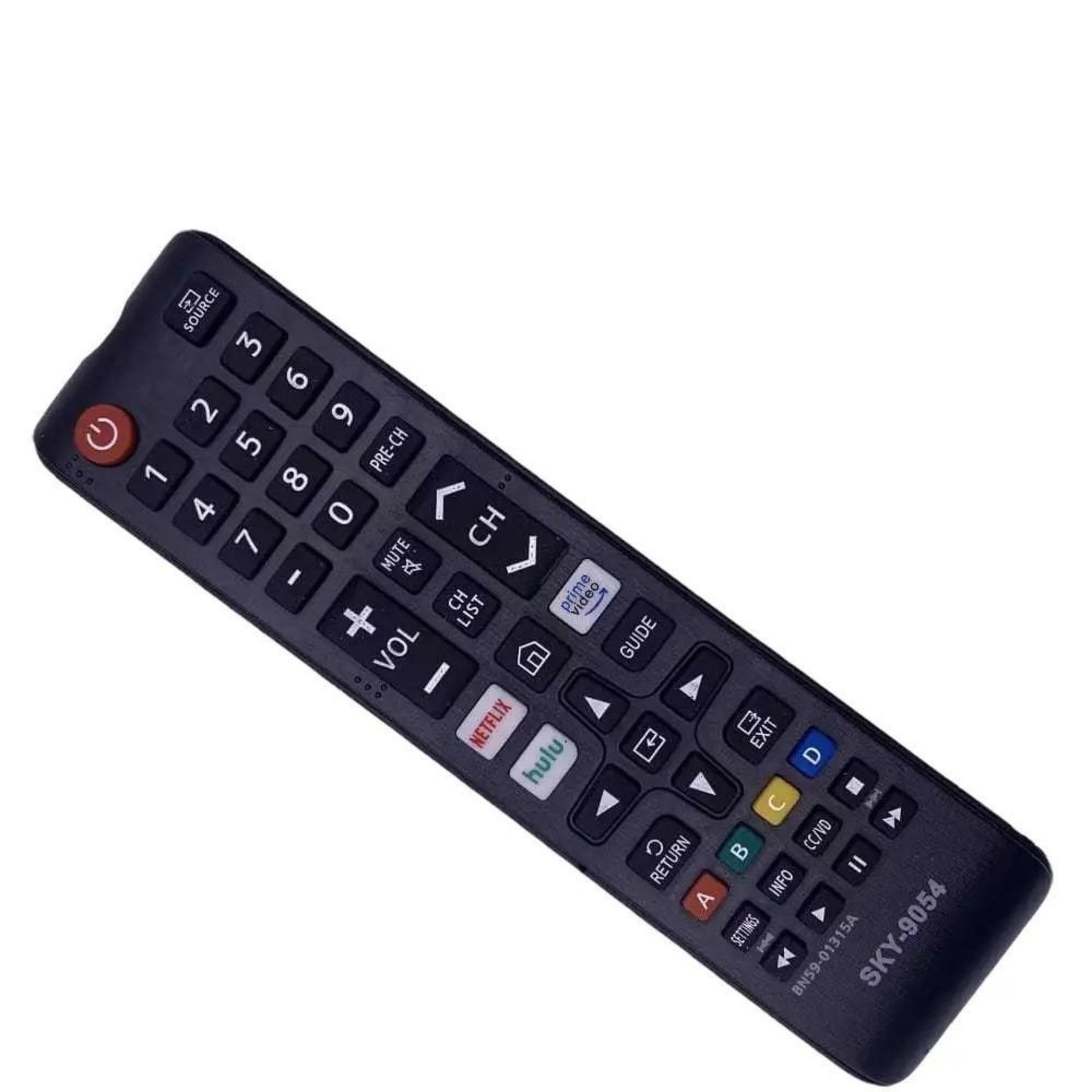 Kit com 10 Controle Remoto TV Samsung SKY-9054 para Netflix Hulu e Amazon Prime VideoCompatível com