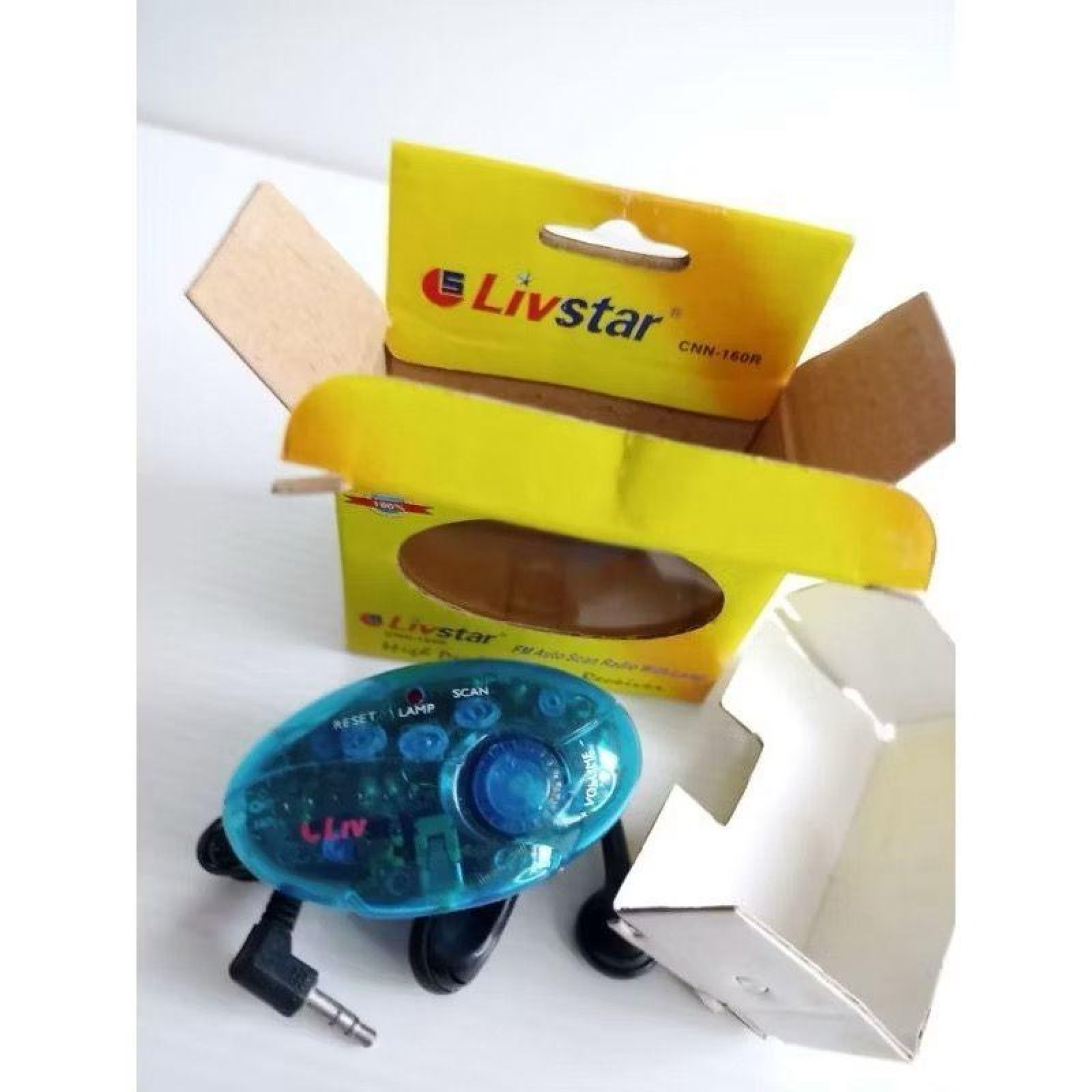 radinho  Livstar FM auto scan radio (Original dos Anos 90)