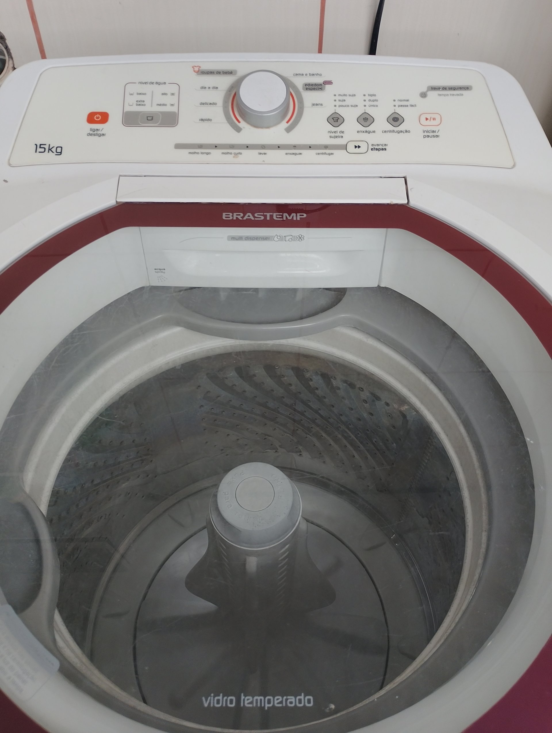 Máquina de levar Brastemp 15kg